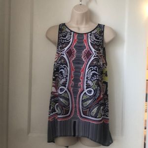 Clover Canyon print swing top